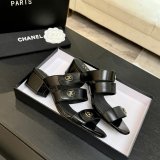 CC 26 Shiny Calfskin Mules