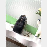 Replica Handbag Store Replica AS5187 Sheepskin Black Camera Bag