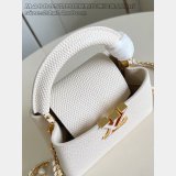 Louis Vuittons The Capucines Perfect M48865 Milky White Bag