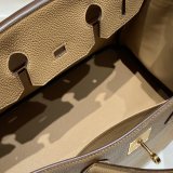 Hermes Birkin 35cm Togo leather Handbags Light Brown