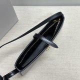 Top Celine Tina Shoulder Bag in Triomphe Canvas 123052