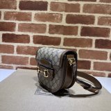 Buy AAAA Gucci 760191 Horsebit Rounded Fake Designer Bags