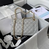 Top quality Fake Small Flap Lambskin CF 23cm