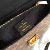 UK Louis Vuitton Damier Ebene One Handle Flap Bag MM M43125 Monogram