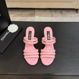 CC 26 Quilted 70mm Sandal Sheepskin