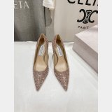 Replica Handbag Store Jimmy Choo High Heel Shoes Flat/6.5/8.5CM