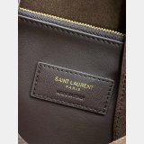 Saint Laurent Top 753837 Le 5 A 7 Supple Large In Grained Hobo Bag