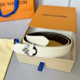Replica Handbag Store LOUIS VUITTON Women Flowergram Belt 30MM