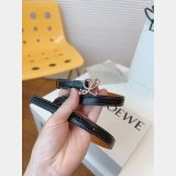 Replica Handbag Store Loewe Women Belt 1:1 Mirror Smooth 1.5cm Width