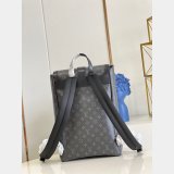 Replica Handbag Store Louis Vuitton 1:1 Replica m45913 Saumur Backpack Monogram Eclipse Canvas