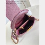 Louis Vuitton Perfect Best Capucines M48865 Burgundy Chain Bag