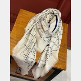 7 Star Top Replicas Double C Grid Square Scarf