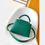 TOP LV CAPUCINES BB Taurillon Leather Handbag