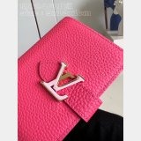 LV M82144/M82198/M82461/M81561 Vertical Compact Wallet Capucines