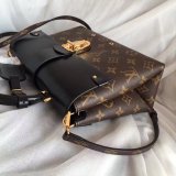 UK Louis Vuitton Damier Ebene One Handle Flap Bag MM M43125 Monogram