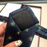 Gucci Silk tie Jacquard crafts insect pattern