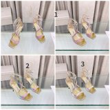 High Heeled Sandals Duplicate Heel: 8.5 cm / 10cm Jimmy Choo Shoes