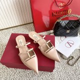 Valentino Runway Garavani Leather Mules