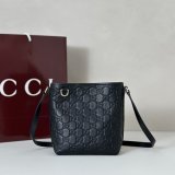 Gucci GG Emblem Nano Bucket Shoulder 847090 Bag