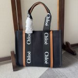 High Quality Chloe Woody Handbag Replica Handbag Store online Black