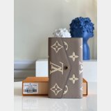 Dolabuy M80496 Louis Vuitton Replica Designer Sarah Wallet Bicolor Monogram Empreinte Leather Bags