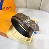 Louis Vuitton Signature Extra Long 35mm Belt Monogram Eclipse Canvas