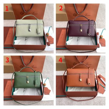 Fashion LORO PIANA Extra Bag L27 New patent leather