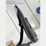 Louis Vuitton Duo Slingbag Monogram Shadow Leather M26730 Men Bags