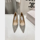 Replica Handbag Store Jimmy Choo High Heel Shoes Flat/6.5/8.5CM