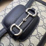 Fake 658574 Gucci Replica Handbag Store Horsebit 1955 GG mini bag