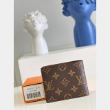 Louis Vuitton Men Replica M64002 Slender Wallet Monogram Eclipse Canvas