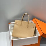 Hermes Birkin 35cm Togo leather Handbags Light Brown