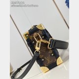 Louis Vuitton Side Trunk MM M27101 Monogram Canvas Women Bag