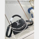 Louis Vuitton The Capucines High Quality M48865 Black Pearl Bag