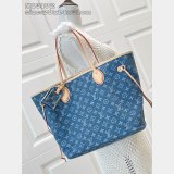 Louis Vuitton Perfect Neverfull MM Monogram Denim M13192 Bag