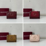 Gucci Replica Handbag Store 818795 Blondie Card Case Leather Wallets