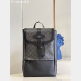 Replica Handbag Store Louis Vuitton 1:1 Replica m45913 Saumur Backpack Monogram Eclipse Canvas