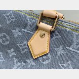 Louis Vuitton Speedy Soft 30 Bag M13344 Luxury Monogram Denim Grey