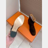 TOP Hermes Saint Germain ankle Suede boot