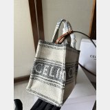 Replica Handbag Store Celine CABAS SMALL Canvas Tote Bag
