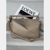 Best Loewe Featherlight Puzzle Small Nappa Lambskin Handbag 24CM