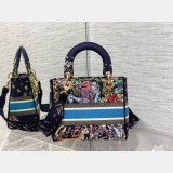 Christian Dior AAA+ Replica Canvas Lady 24CM Tote Bag