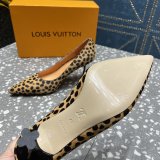 Fashion LOUIS VUITTON leopard print BLOSSOM PUMP