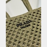Replica Handbag Store Prada straw shopping bag 1BG493