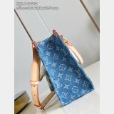 Louis Vuitton Inspired M14633 OnTheGo PM Monogram Denim Bag