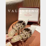 Replica Handbag Store ROCKSTUD PATENT-LEATHER MULE