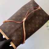 High Quality Louisy Vuittun Monogram Canvas Neverfull GM red Bag 40CM