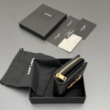 CASSANDRE MATELASSE compact zip-around wallet