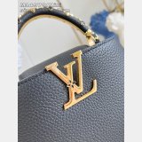 Louis Vuitton Capucines Mini M14976 Black High Quality Handbags