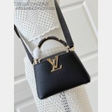 Louis Vuitton Capucines Mini M14976 Black High Quality Handbags